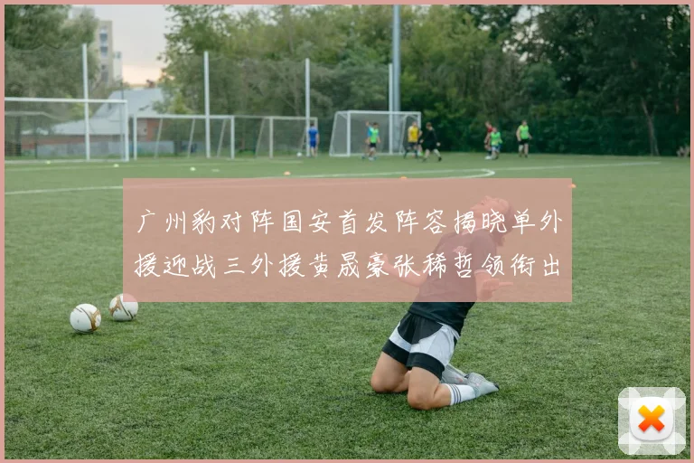 广州豹对阵国安首发阵容揭晓单外援迎战三外援黄晟豪张稀哲领衔出战